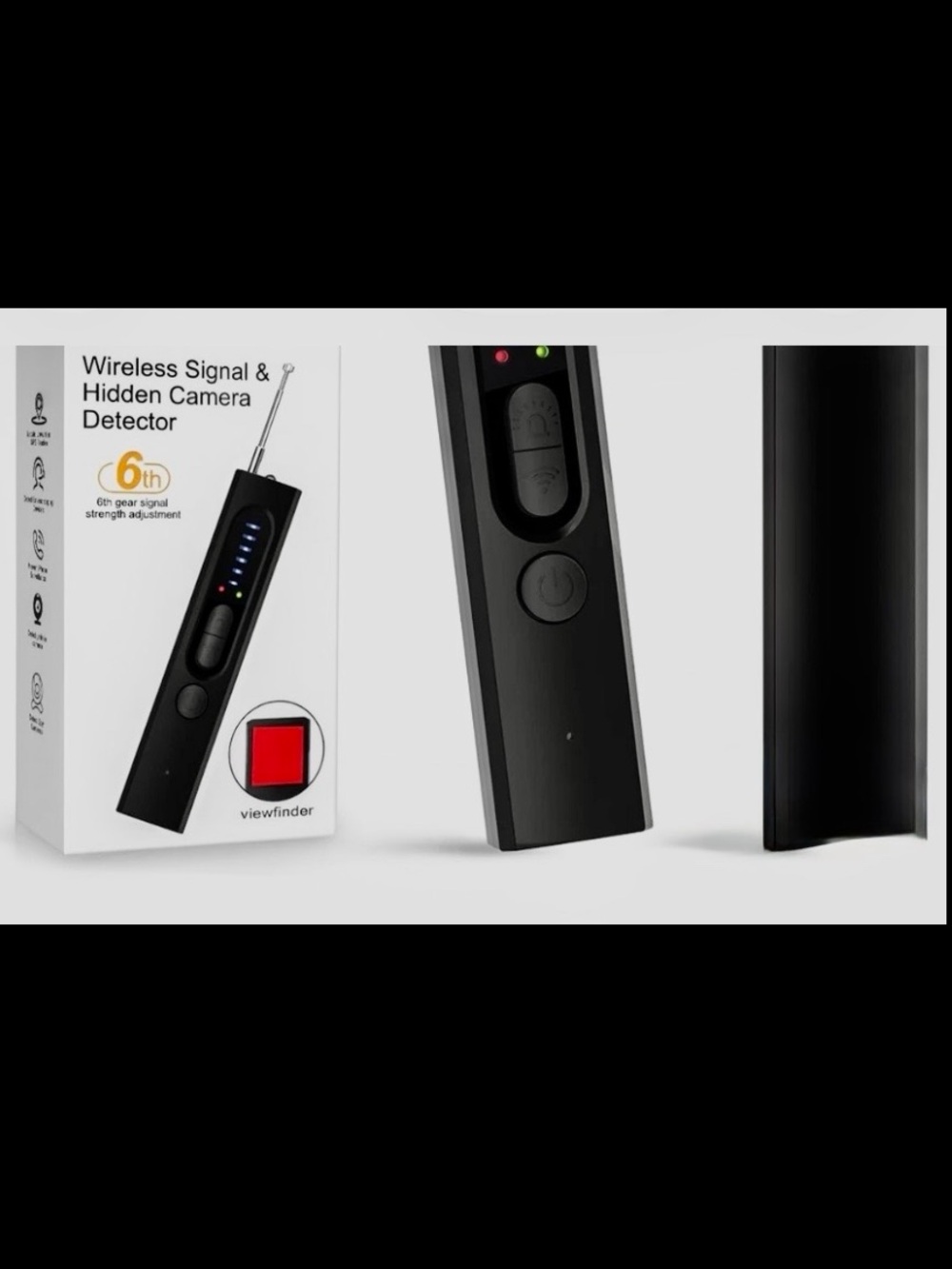 X13 Hidden Camera Detector, Anti Spy Camera Finder, GPS Tracker &Signal Detector